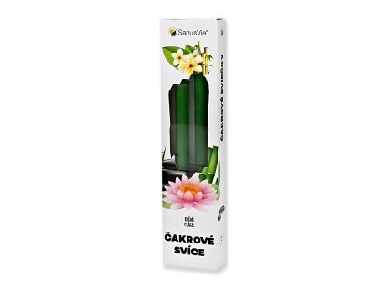 Čakrové sviečky - 4. čakra telové sviečky