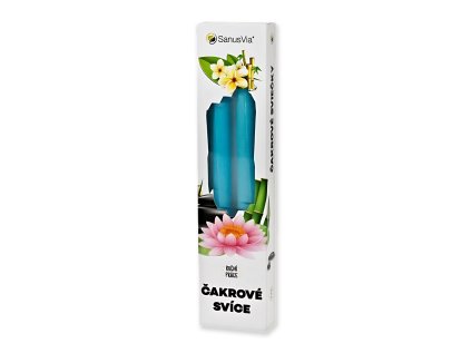 Čakrové sviečky - 5. čakra telové sviečky