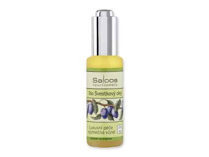 BIO slivkový olej rastlinný olej Saloos 20 ml