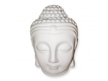 301640 Aromalampa budhova hlava biela