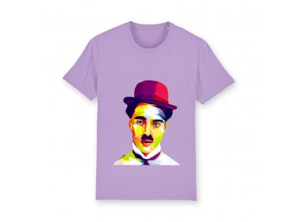 Unisex tričko s krátkym rukávom "Chaplin" Lavender dawn - 180 GSM
