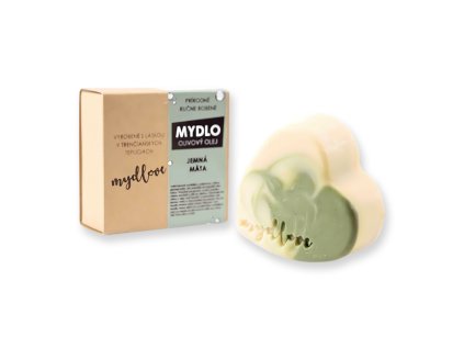 Olivové mydlo Jemná mäta  100 g