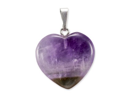 602751 Ametyst prívesok srdiečko