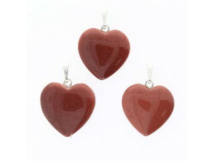 synteticky avanturin zlaty privesok 01