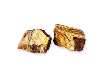 Tigrie oko JAR  chips surový kameň