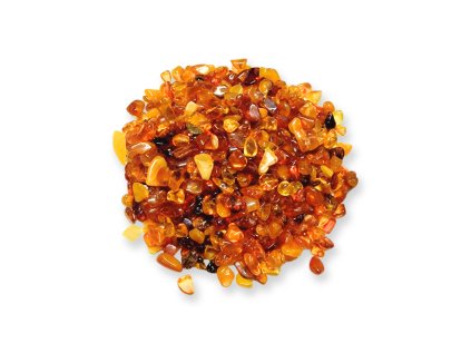 Jantár Kolumbia  tromlovaný kameň