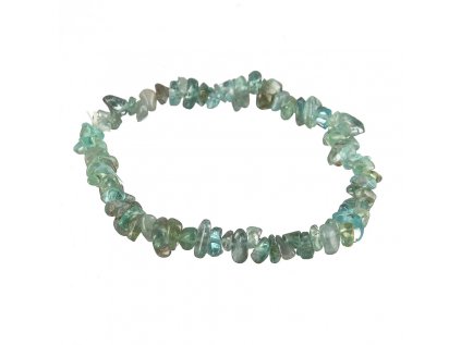 Apatit Brazília  náramok sekaný klasik 18cm