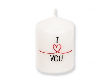 801124 Sviečka I Love You