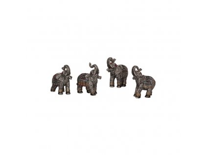slony s glitrami mix 4 ks