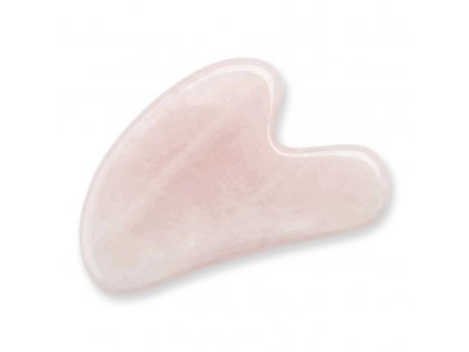 400509 Gua Sha pleťový masážny kameň z ruženínu