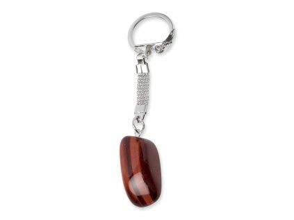 Býčie oko JAR  kľúčenka s tromlovaným kameňom L (2,5-3 cm)