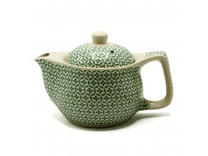 Set pre dvoch Zelená mozaika  čajník 350ml + 2ks šálka