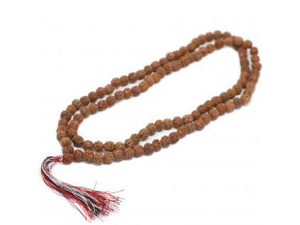 Náhrdelník Japa Mala  Rudraksha prírodná