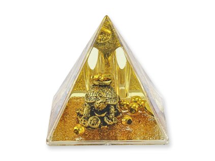 1200535 Pyramída Korytnačka Feng shui stojan na 2 perá