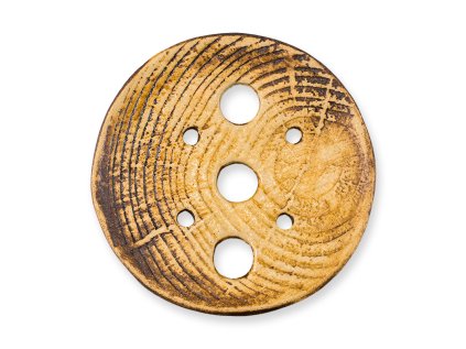 Mydelnička kruh Drevo  8 cm
