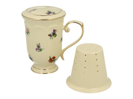 Hrnček bylinkový England  0,43l porcelán