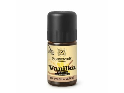 S17002.5 eterický olej extrakt vanilka bio 5ml Sonnentor