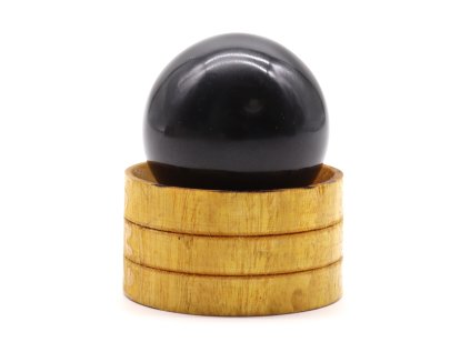 Guľa Turmalínová  40mm drevený stojan