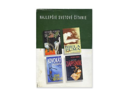 Ikona, Biela puma, Advokát chudobných, Zápisník  Forsyth, Lawrence, Grisham, Sparks