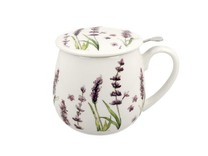 Hrnček bylinkový Lavender  0,43l porcelán