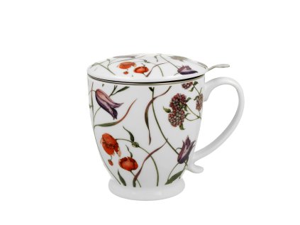 Hrnček bylinkový Flower  0,51l porcelán