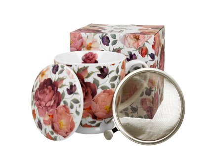 Hrnček bylinkový Roses  0,51l porcelán