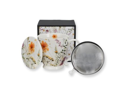 Hrnček bylinkový Pansy  0,51l porcelán