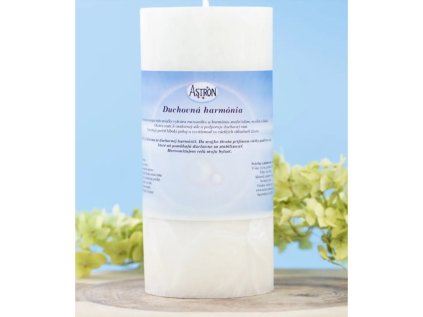 Sviečka energetická rituálna DUCHOVNÁ HARMÓNIA  valec 14 cm