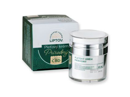 CBD Krém Prírodný LUXURY  50 ml
