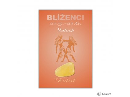 Blíženci - kalcit