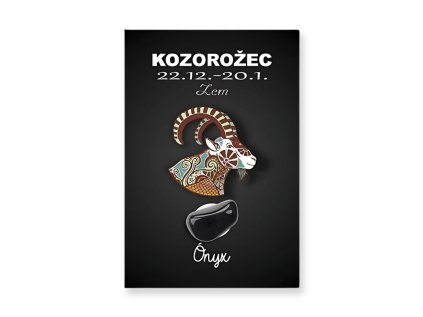 Kozorožec - ónyx