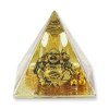 1200537 Pyramída Sediaci Budha Feng shui stojan na 2 perá