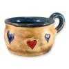 Hrnček "L" Samuel G. modro-červené srdcia  0,32 l