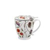 Hrnček bylinkový Flower  0,51l porcelán