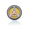 Difuzér do auta - Pewter Yoga Chakra  30 mm