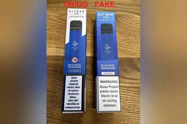 Jak jednoduše rozeznat fake vs real Elf Bar?
