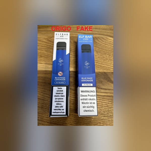 Jak jednoduše rozeznat fake vs real Elf Bar