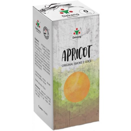 liquid dekang apricot 10ml 0mg merunka