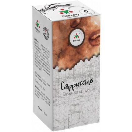 liquid dekang cappuccino 10ml 0mg kapucino