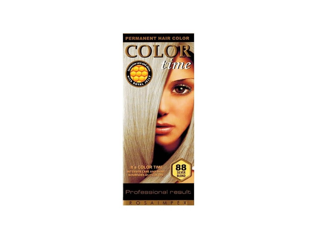 color time permanentni barva na vlasy 88 stribrne blond 100 ml