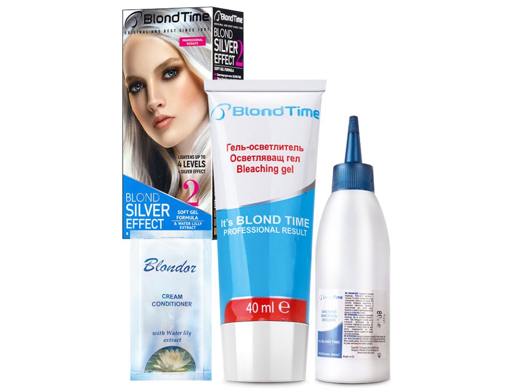 Decolorant gel Silver Effect Blond Time nr.2 PRES5 b