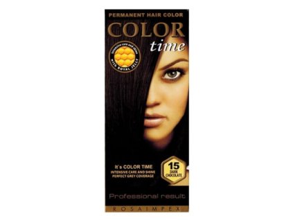 color time permanentni barva na vlasy 15 tmava cokolada 100 ml 500x1000