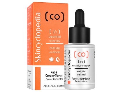 SKICYCLOPEDIA Hydratační pleťové krém-sérum s hyaluronem, ceramidy  a konopným olejem 30 ml