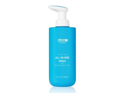 MYCÍ PŘÍPRAVEK PRO MUŽI 2V1 NA TĚLO A VLASY ATOMY HOMME ALL-IN-ONE WASH 500 ML