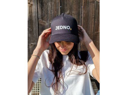 Kšiltovka trucker hat černá- síťka