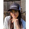 Kšiltovka trucker hat černo bílá- síťka