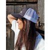 Kšiltovka trucker hat černo bílá- síťka