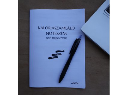 Kalóriaszámláló notesz - nyomtatott jegyzetfüzet