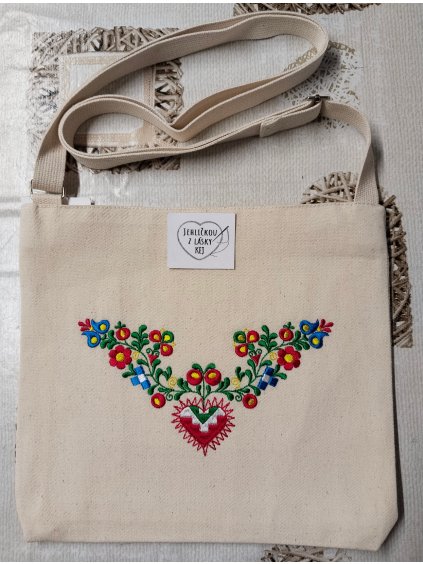 Folklórní kabelka režná - VERUNKA