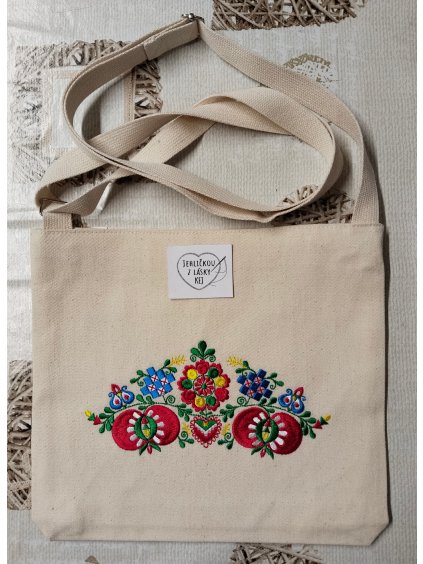 Folklórní kabelka režná - ŽANETKA
